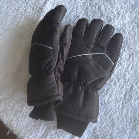 Winter Gloves with Stripe, Kids XL - Picture 1 of 6